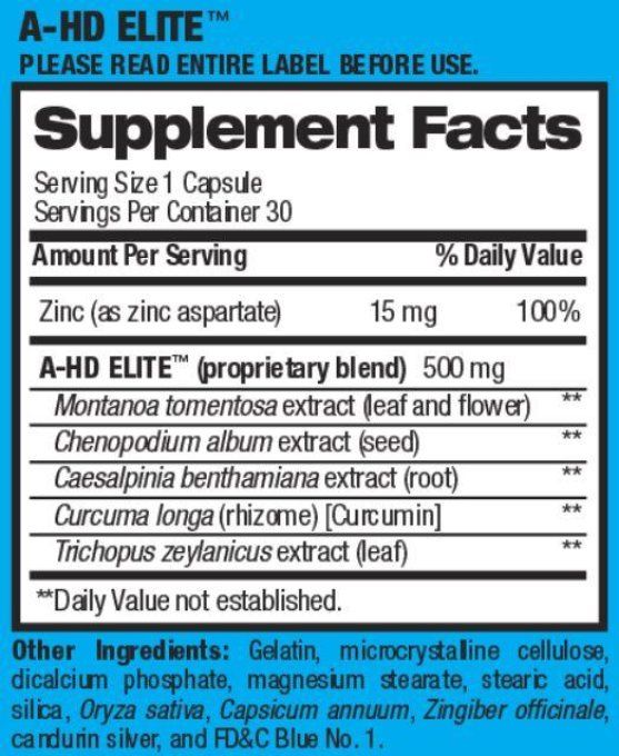 A-HD ELITE - Testosterone Booster & Estrogen Management - : complément alimentaire 100% VEGETAL, HAR