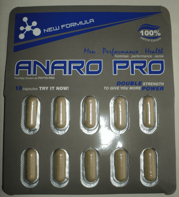 ANARO PRO - PURE HERBAL SEXUAL PERFORMANCE FORMULA For ADULTS MEN : Aphrodisiaque/Stim Sex, 100% Vég