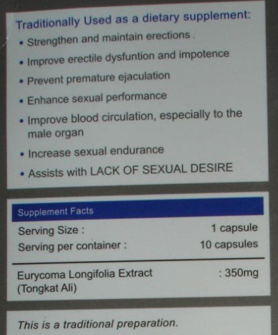 ANARO PRO - PURE HERBAL SEXUAL PERFORMANCE FORMULA For ADULTS MEN : Aphrodisiaque/Stim Sex, 100% Vég