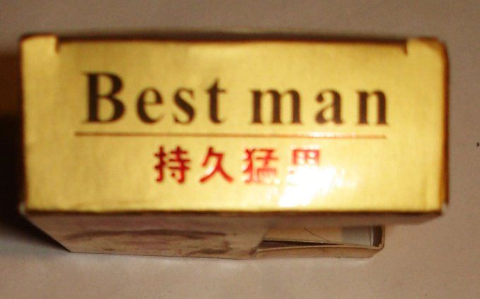 BEST MAN : Stimulant Sexuel,100% Vegetal,  homme Adulte,  2  tablettes vegetal dorees , exp2025.05