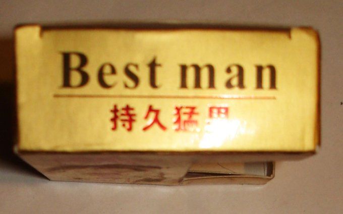 BEST MAN : Stimulant Sexuel,100% Vegetal,  homme Adulte,  2  tablettes vegetal dorees , exp2027.05