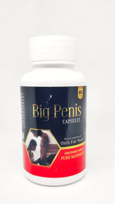 BIG PENIS - PENIS ENHANCEMENT NATURALLY FORMULA - : Erections/ Taille Verge ,lot de 2 capsules NOIRE