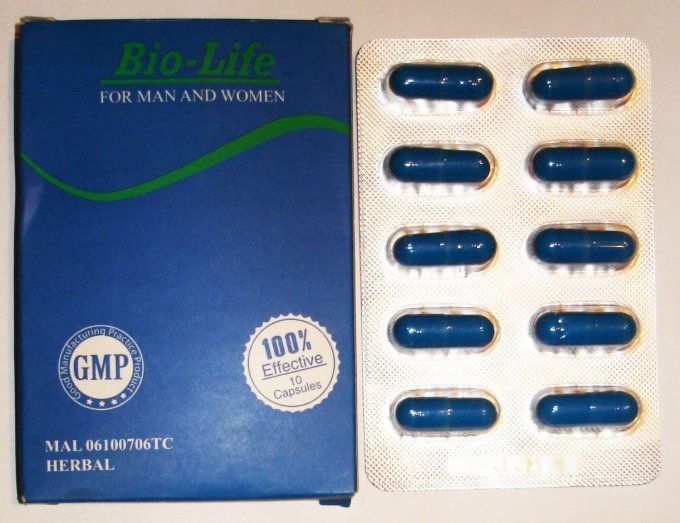 BIO-LIFE HERBAL APHRODISIACS FORMULA for MEN & WOMEN : Aphrodisiaque/Stimulant Sexuel 100% Végéta