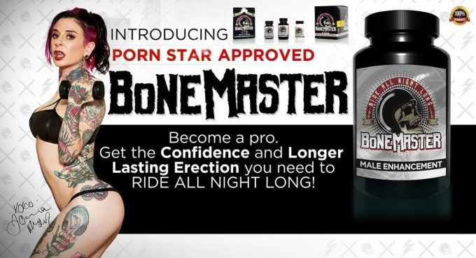 PORN STAR APPROVED BONE MASTER DARK HERBAL CAPSULES:ERECTION & TAILLE DE LA VERGE, 2 caps VEG. NOIRE