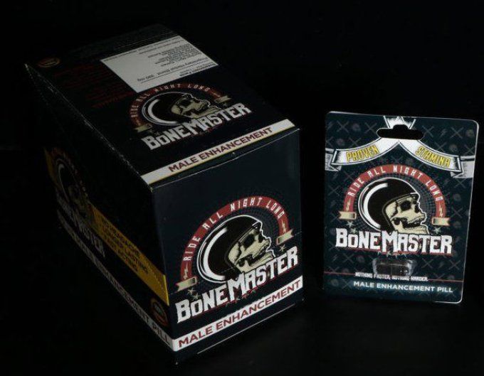 PORN STAR APPROVED BONE MASTER DARK HERBAL CAPSULES:ERECTION & TAILLE DE LA VERGE, 2 caps VEG. NOIRE