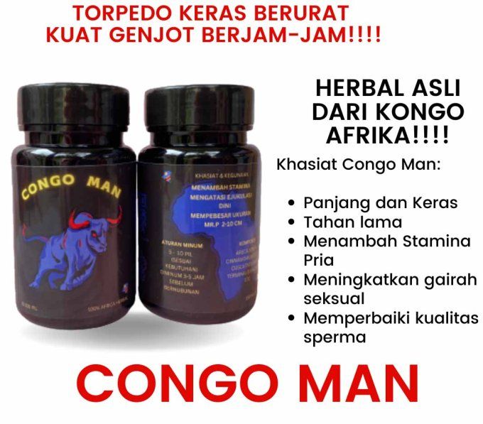 CONGO MAN BOTAN- 100% PURE HERBAL AFRICAN APHRODISIACS MEN :Erection/Taille de la Verge,2 caps NOIRE