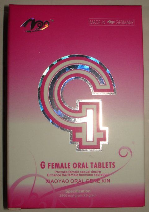 G-FEMALE ORAL TABLETS : aphrodisiaque, 100% VEGETAL 100% pour FEMMES,  LOT 2 tab veg, exp 2025.11