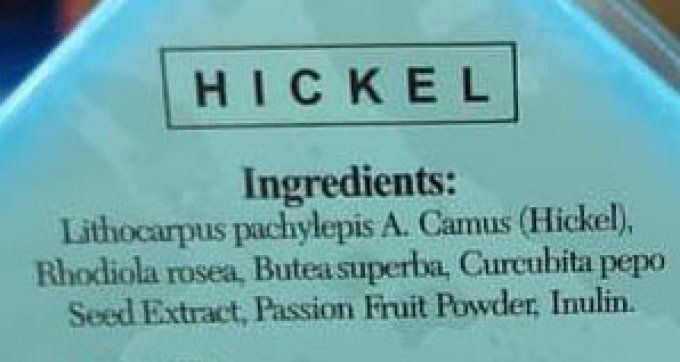 HICKEL  SEXUAL HERBAL : TABLETTES APHRODISIAQUES   à SUCER, PURE BOTANICAL SEX FOR MEN/WOMEN, 2 Tabs