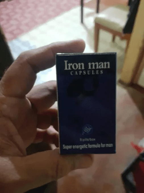 IronMan SEXUAL MALE ENHANCEMENT FORMULA  - PURE CHINESE HERBAL PREPARATION - lot de 2 caps  TRANSPAR