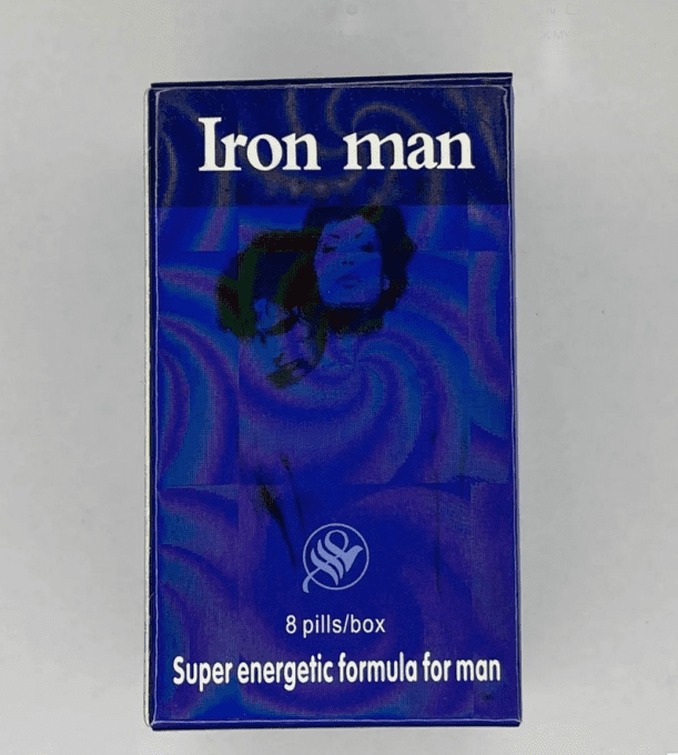 IronMan SEXUAL MALE ENHANCEMENT FORMULA  - PURE CHINESE HERBAL PREPARATION -lot de 2 tabs veg. blue 