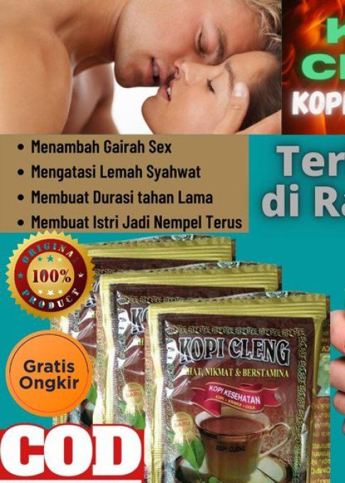 KOPI CLENG CAFE SEXUEL POUR HOMME / FEMME : stim.sex,  100% végétal, 1 sachet / 2 USAGES,EXP 12.2026