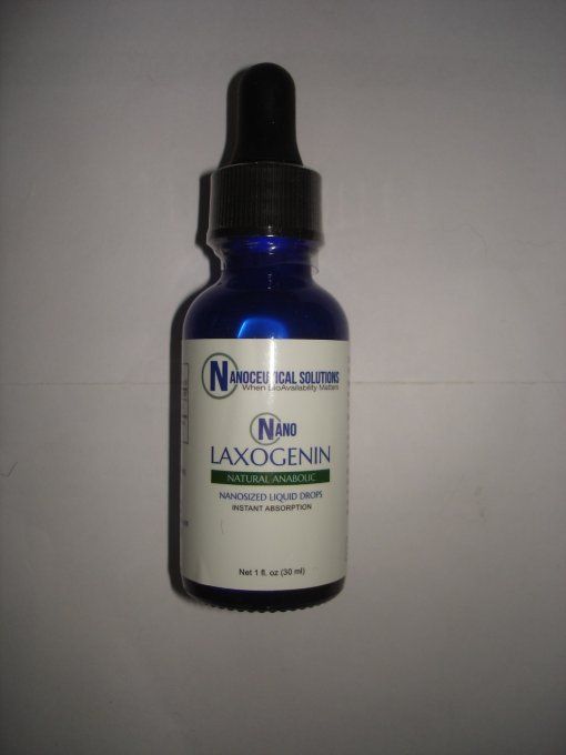 NANO DISTILLATION LIPOSOMAL DELIVERY LAXOGENIN ; flacon scellé de 30 ml pour 1 mois, exp : 05.2025