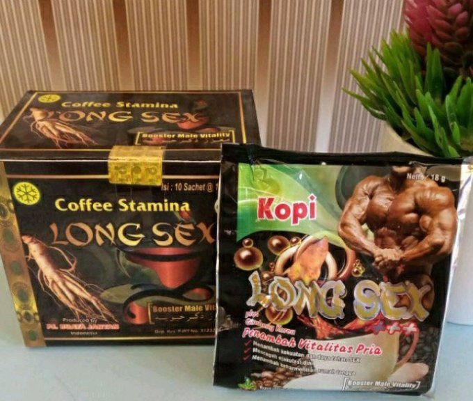 LONG SEX MALE VIRILITY COFFEE : CAFE SEXUEL INDONESIE HOMME ,lot 1 sachet ( 1 sachet fait 2 usages