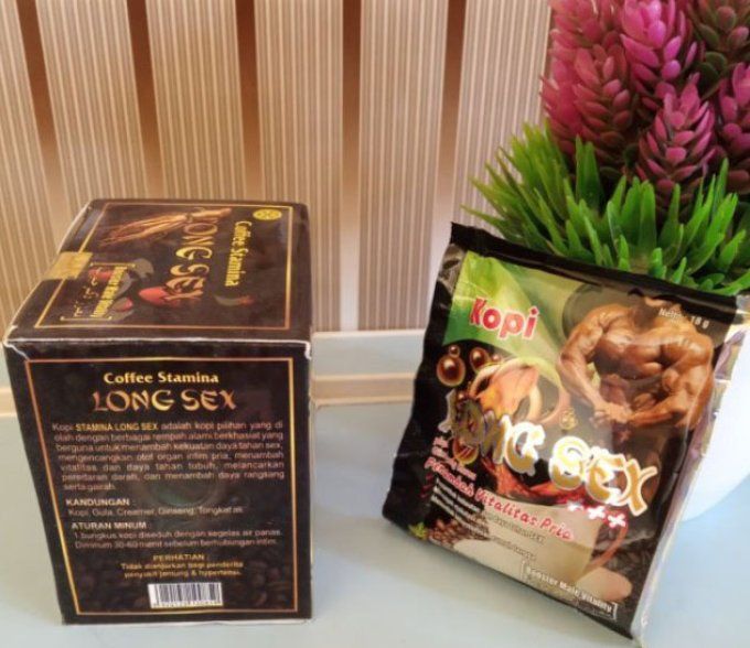 LONG SEX MALE VIRILITY COFFEE : CAFE SEXUEL INDONESIE HOMME ,lot 1 sachet ( 1 sachet fait 2 usages