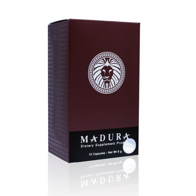 MADURA HERBAL SEXUAL PERFORMANCE CAPSULES FOR MEN:LOT DE 2 capsules VEGETALES DOREES de 600 MG CHAQU