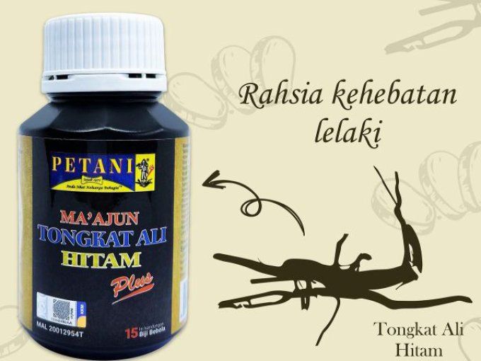 MA ' AJUN TONGKAT ALI HITAM PLUS :aphrodisiaque Vég, Homme/Femme, LOT 2 caps veg. TRANSP , exp 2026