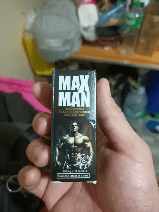 MAX MAN BLUE TABLETS EDITION :  pour hommes  adultes formules vegetale ; 800 mg par tablette BLUE 