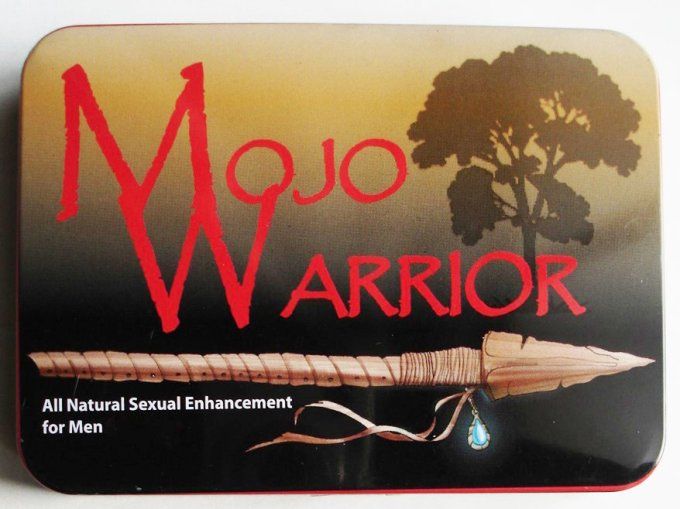 MOJO  WARRIOR : Stimulant Sex,100% Végétal, Homme ,Extraits de Plantes AUSTRALIE,2 caps ,exp2026.06