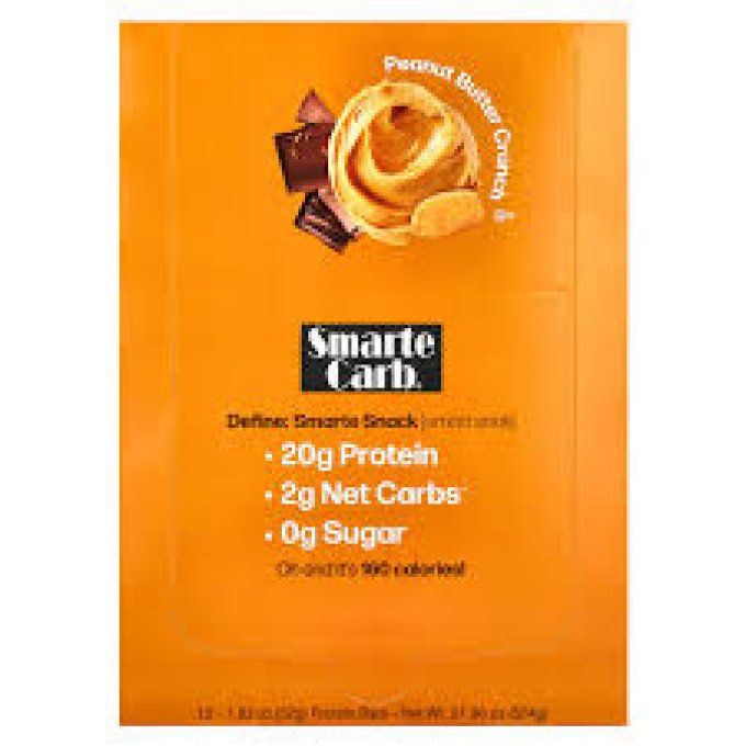 NUGO SMARTE CARB  BARRE PROTEINEE au SOJA ET RIZ SOUFFLES et CHOCOLAT : 20 grams proteines, 0 sucre