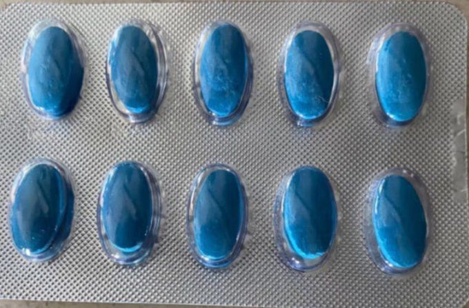 A-HARD SEX TABLETS FOR ADULTS MEN / 100% BOTANICAL FORMULA, lot de 2 tablets veg. BLUE , exp 2025
