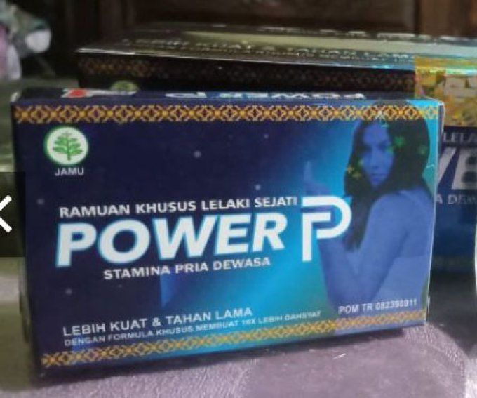  POWER-P ( ULTRA LONG HERBAL FORMULA MEN ):ERECTION & TAILLE VERGE, lot 2 caps veg. blue, exp 2025