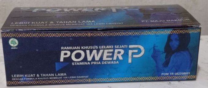  POWER-P ( ULTRA LONG HERBAL FORMULA MEN ):ERECTION & TAILLE VERGE, lot 2 caps veg. blue, exp 2025