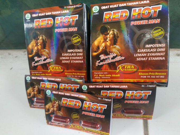 RED HOT HERBAL ( New EXTRA STRONG Formula For MAN POWER ) SEXUAL ENHANCER : Aphrodisiaq ,2 caps,2025