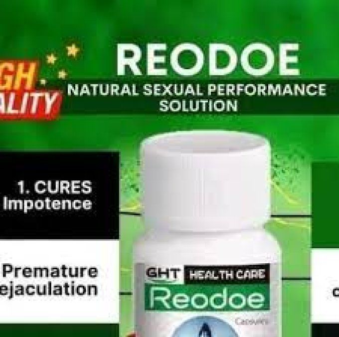 REODOE NATURAL SEXUAL PERFORMANCE SOLUTION FOR ADULT MEN / LOT DE 2  CAPSULES vertes  , exp 2027