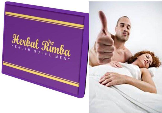 HERBAL RIMBA - : Aphrodisiaque  100% Végétal, pour HOMME Adulte,lot de  2 gélules VEG. , exp 2028.01
