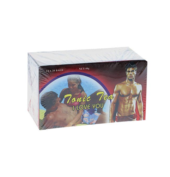 TONIC SEX TEA - I LOVE YOU - : Thé Sexuel pour HOMMES ET FEMMES ,LOT DE 2 SACHETS DE thé ; à infuser