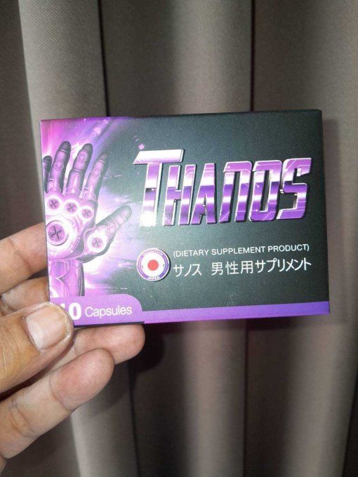THANOS - HERBAL SEXUAL FORMULA FOR MEN - JAPANESE FORMULATION : lot de 2 capsules veg transparentes 