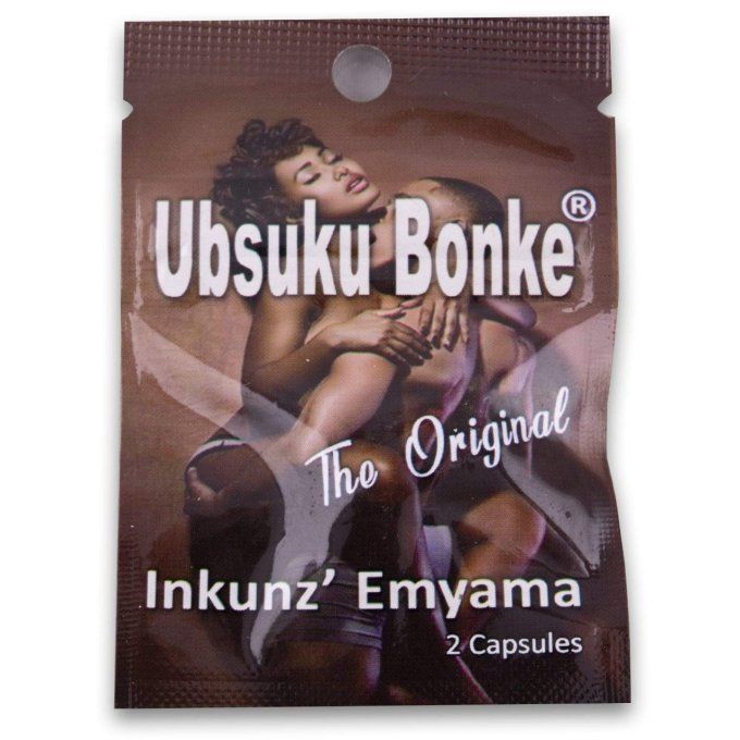 UBSUKU BONKE PURE BOTANICAL FORMULA FOR MEN PENIS SIZE:Erection/ Taille de la Verge,2caps TRANSP