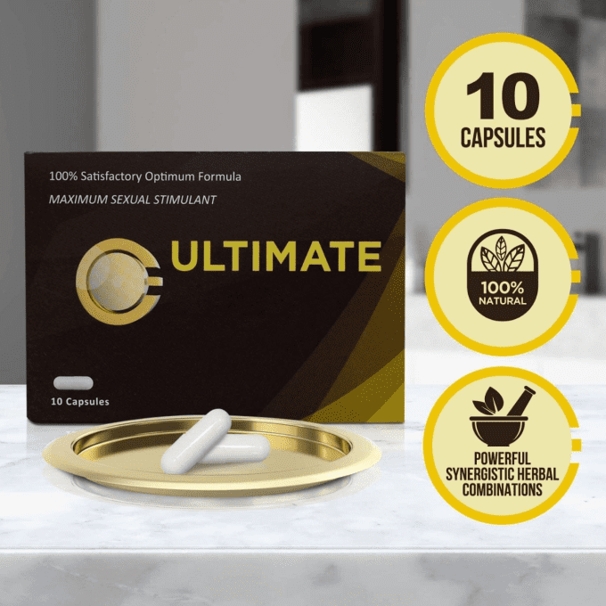 ULTIMATE HERBAL SEX ENHANCER  FOR MEN AND WOMEN: Aphrodisiaq pour Le Couple, lot de 2 caps veg IVOIR