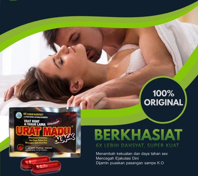 URAT MADU  BLACK : Stimulant Sexuel,  100% Vegetal,  Homme  ET FEMMES Adulte,LOT  2  CAPSULES ROUGE