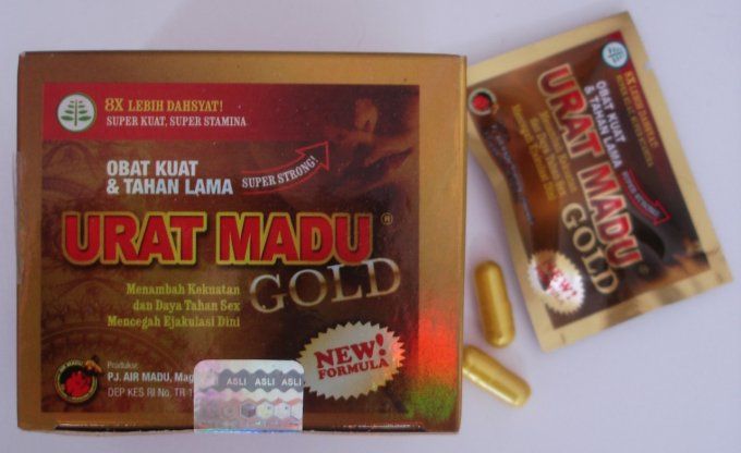 URAT MADU GOLD - Formule ULTRA STRONG - :Aphrodisiaque 100% Végétal, HOMME ET FEMME,lot 2 caps dorée