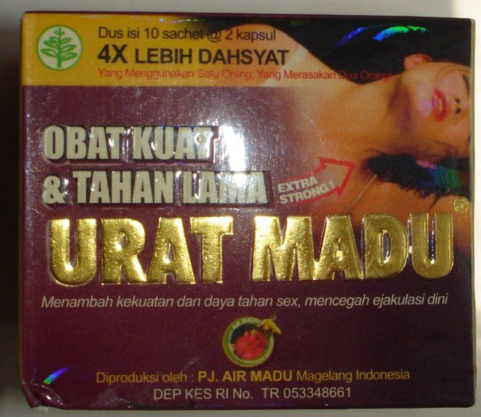 URAT MADU Red - Formule EXTRA STRONG - :Aphrodisiaque & Stimulant Sexuel,100% Végétal, pour Homme et