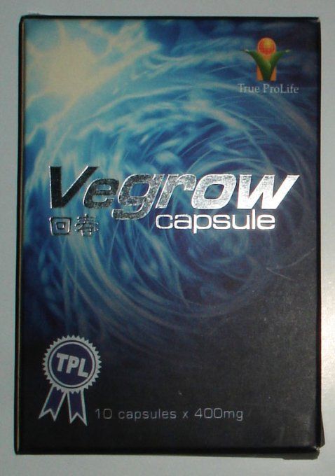 VEGROW-PRENIMUM MALAYSIAN HERBAL MALE ENHANCER CAPSULES:     Aphrodisiaque/Stimulant Sexuel 100% Vég