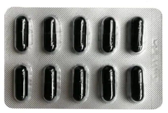 QINGHAI  MALE PERFORMANCE HERBAL FORMULATION  Aphrodisiaque homme, lot de 2 capsules veg. NOIRES 