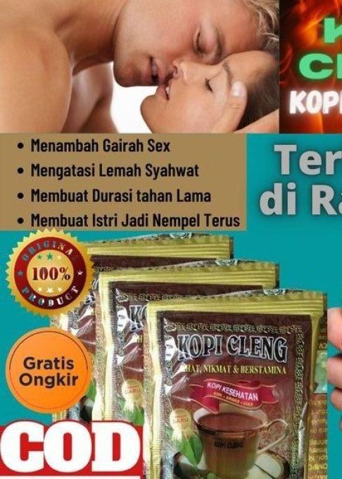 KOPI CLENG CAFE SEXUEL POUR HOMME / FEMME : stim.sex,  100% végétal, 1 sachet / 2 USAGES,EXP 12.2025